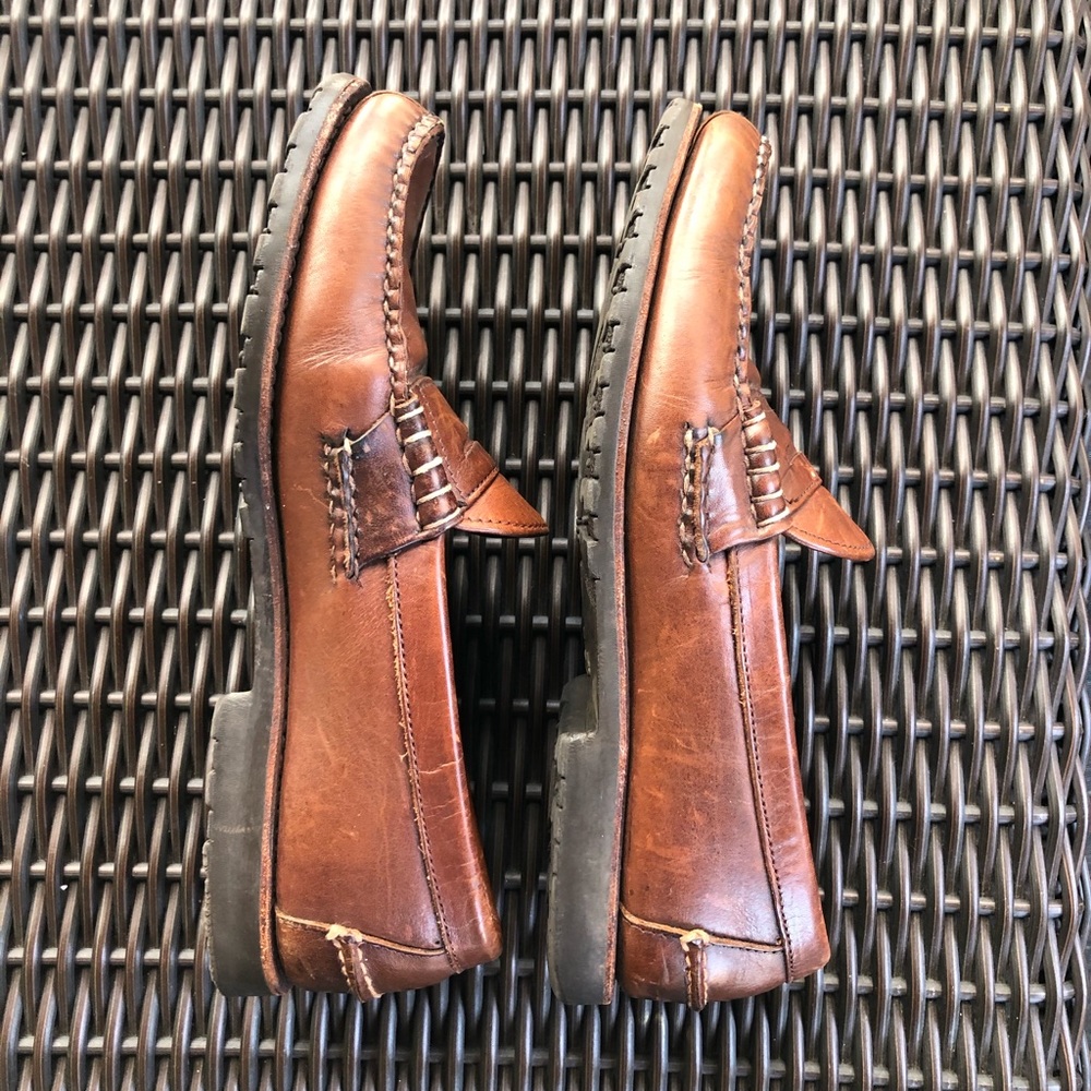 Allen Edmonds “Rockland” Brown Leather Penny Loafers / Size 9.5 D - Picture 3 of 6